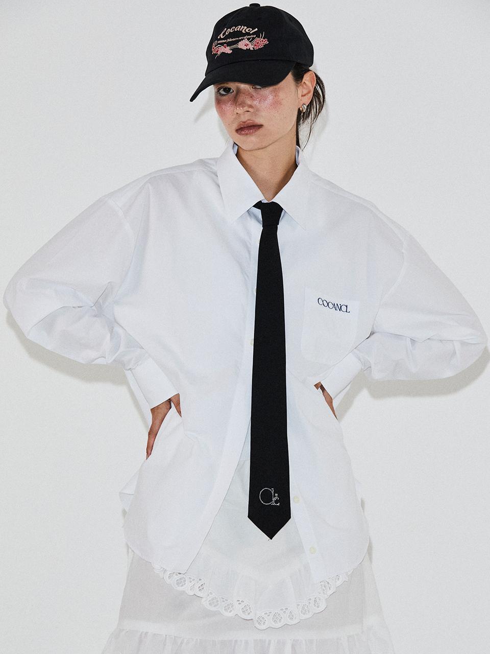 Cocancl Cotton Oversized Classic Shirt