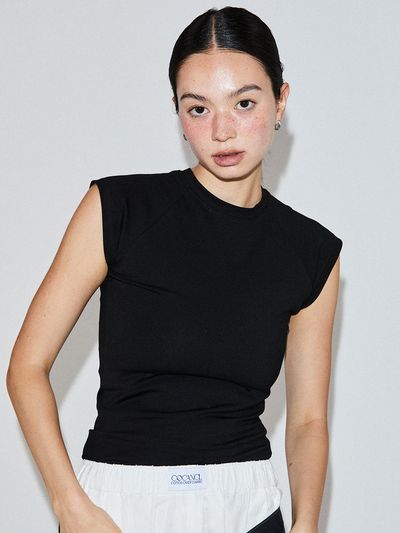 Cocancl French Sleeve Versatile Top