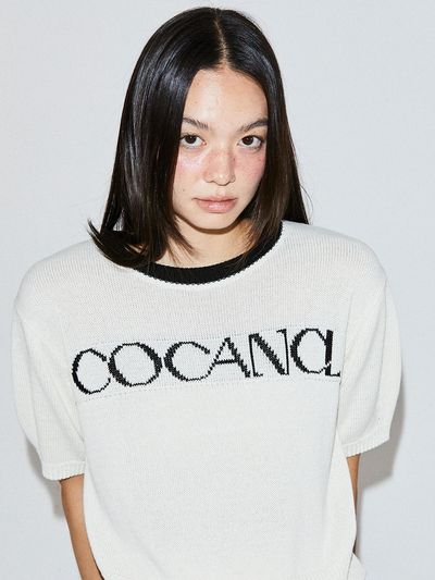 Cocancl Round Neck Relaxed Fit Knit Top