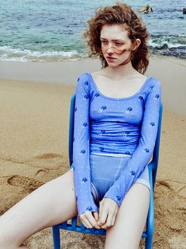 Cocancl Vani CCL Water Top - Blue