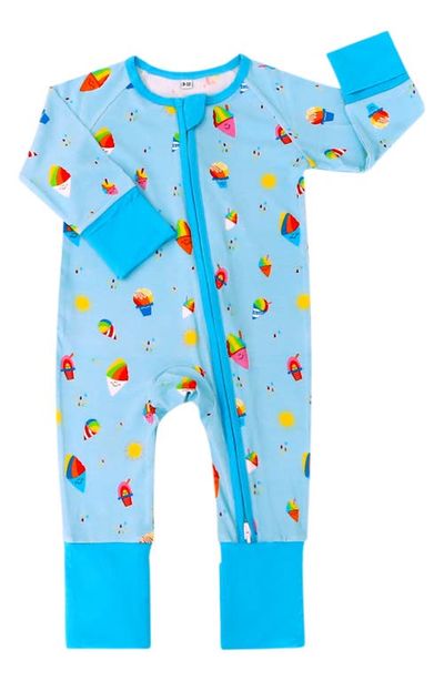 Coco Moon Coco Moon Rainbow Shaved Ice Convertible Jersey Footie