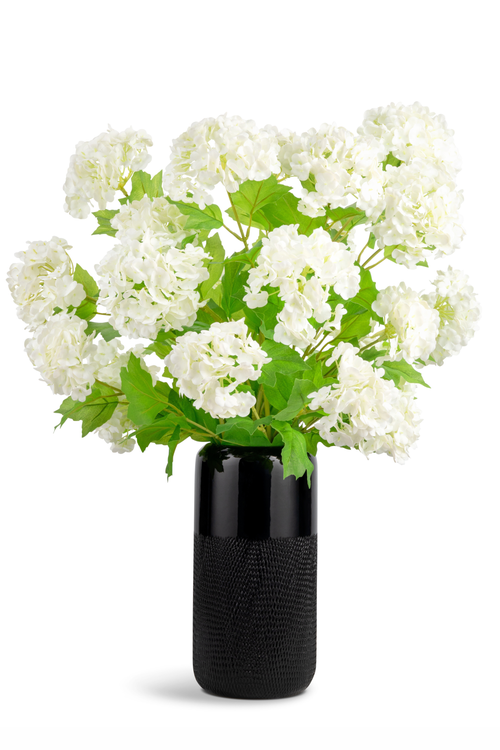 CocoBella CocoBella Sylvie RealTouch Snowball Hydrangea Arrangement 