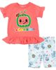 Cocomelon Cocomelon Jj 2-piece Tee And Bike Shorts Set (baby) - 1