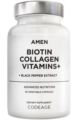 Codeage Codeage Amen Biotin Collagen Peptides + Vitamins C, E & Keratin