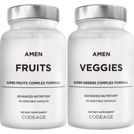 Codeage Codeage Amen Fruits + Veggies Vitamins Bundle