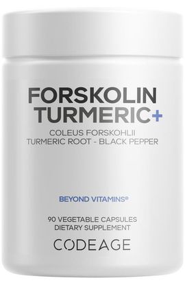 Codeage Codeage Forskolin Turmeric Supplement + Turmeric & Black Pepper