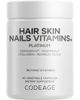 Codeage Codeage Hair Skin Nails Vitamins Platinum, Keratin, Dermaval, Biotin, Collagen - 1