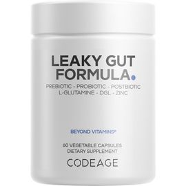 Codeage Codeage Leaky Gut L-Glutamine Probiotics Supplement