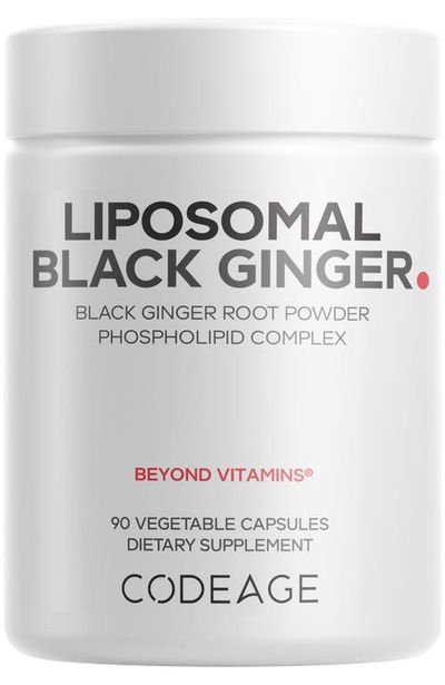 Codeage Codeage Liposomal Black Ginger Supplement, Kaempferia Parviflora Root Powder