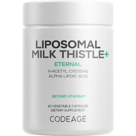 Codeage Codeage Liposomal Milk Thistle+, NAC, Artichoke, Dandelion Supplement