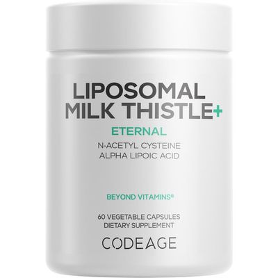 Codeage Codeage Liposomal Milk Thistle+, NAC, Artichoke, Dandelion Supplement