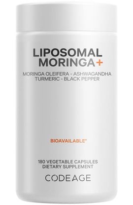 Codeage Codeage Liposomal Moringa + Turmeric & Ashwagandha Supplement