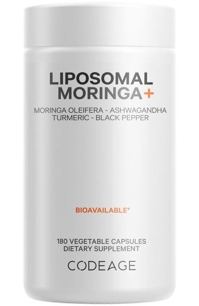 Codeage Codeage Liposomal Moringa + Turmeric & Ashwagandha Supplement