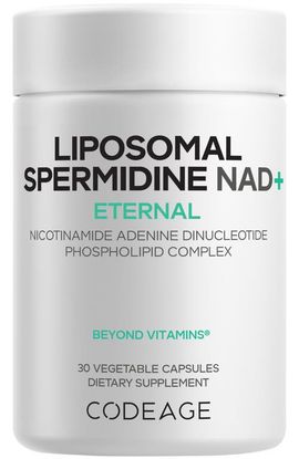 Codeage Codeage Liposomal Spermidine NAD+, 500mg Nicotinamide Adenine Dinucleotide