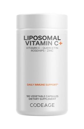 Codeage Codeage Liposomal Vitamin C 1500mg + Zinc Supplement