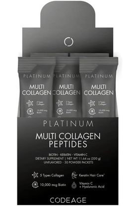 Codeage Codeage Multi Collagen & Biotin + Vitamin C Powder Stick Packs