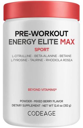 Codeage Codeage Pre-Workout Energy Elite Max - Mixed Berry