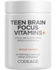 Codeage Codeage Teen Brain Focus Vitamins+ Citicoline Cognizin, L-Theanine, Herbal Blend, 12-18 Years - 1