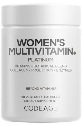 Codeage Codeage Women's Multivitamin Platinum, Vitamins A D3 K1 K2 B12