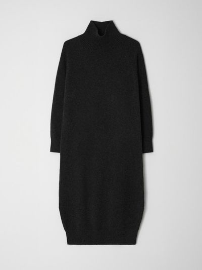 Coett [Coet] Wool Knitwear Long dress_Charcoal