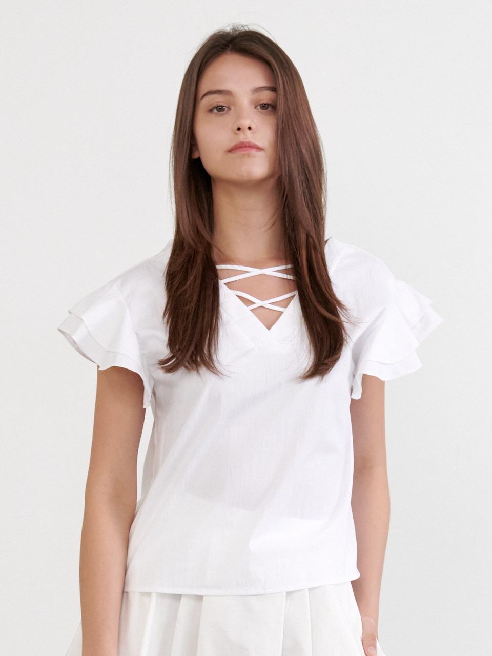 Coett Cross Top_White