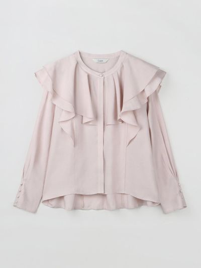 Coett Ruffle Lightweight Blouse [Pink]