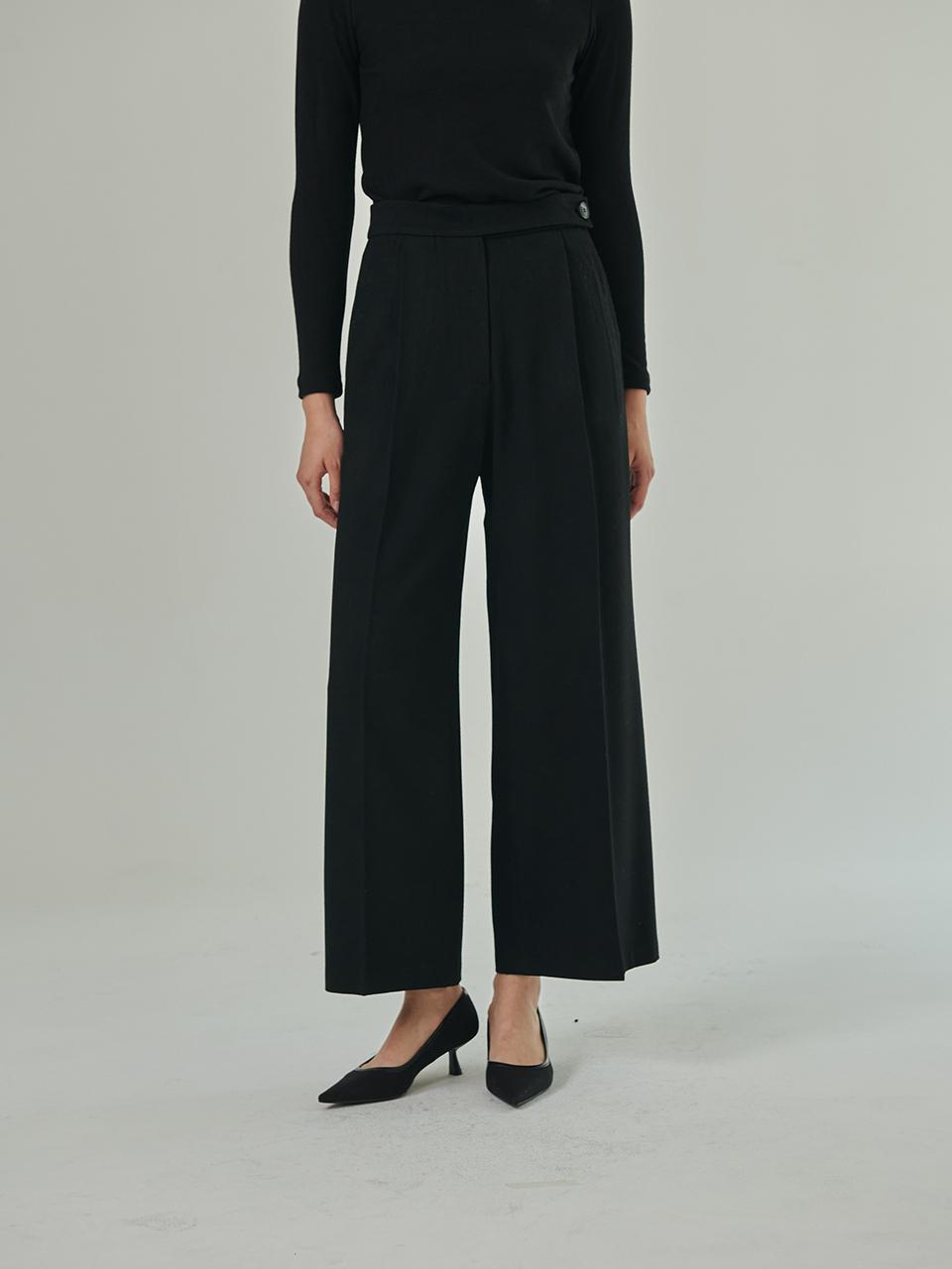 Coett wool wide pants