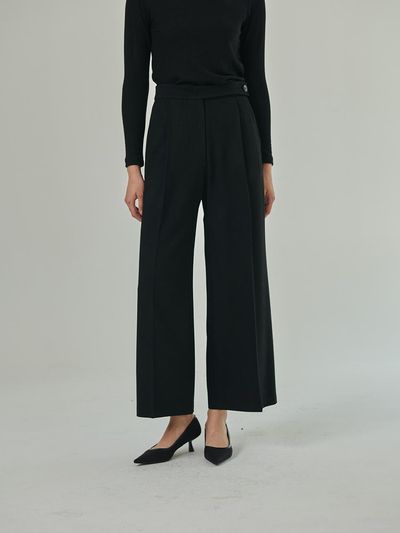 Coett wool wide pants