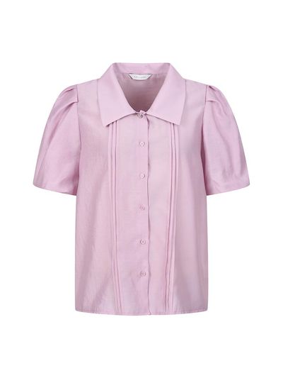 COIINCOS Balloon Sleeve Short-Sleeve Blouse (DW5MB730)