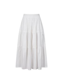 COIINCOS Banded Cancan Long Skirt (DZ5MS094)