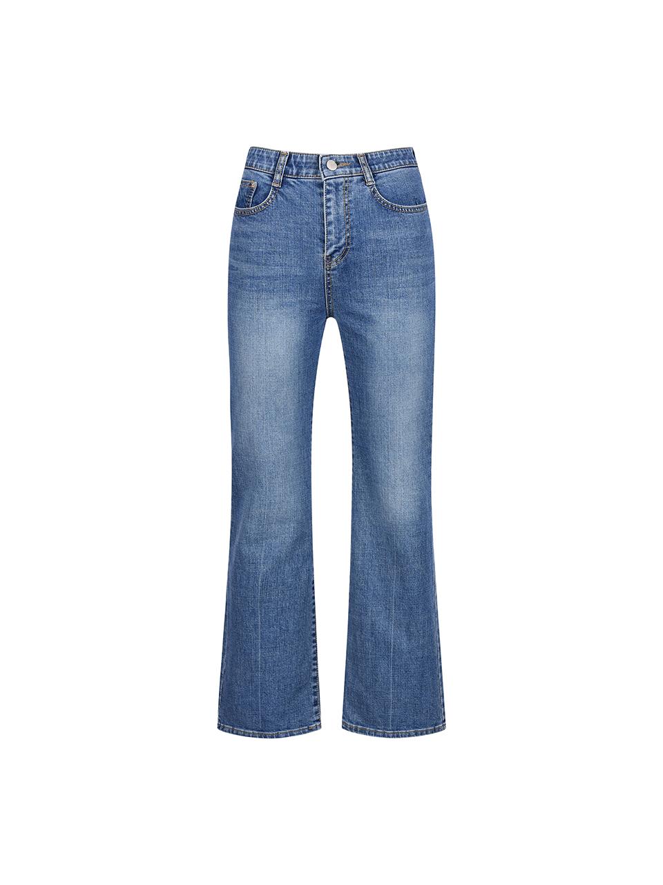 COIINCOS Bootcut Mid-Rise Cotton Blend Pants (DJ5SL183)