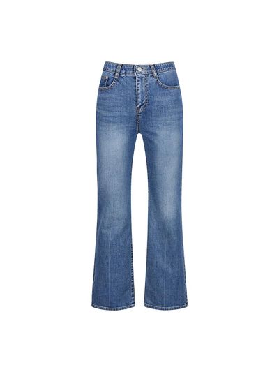 COIINCOS Bootcut Mid-Rise Cotton Blend Pants (DJ5SL183)