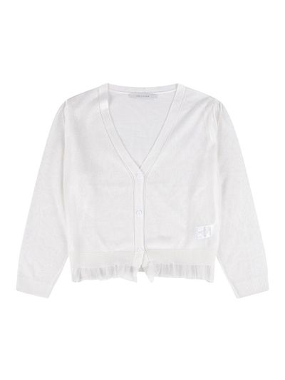 COIINCOS Bottom Ruffle Cardigan (DZ5MD051)
