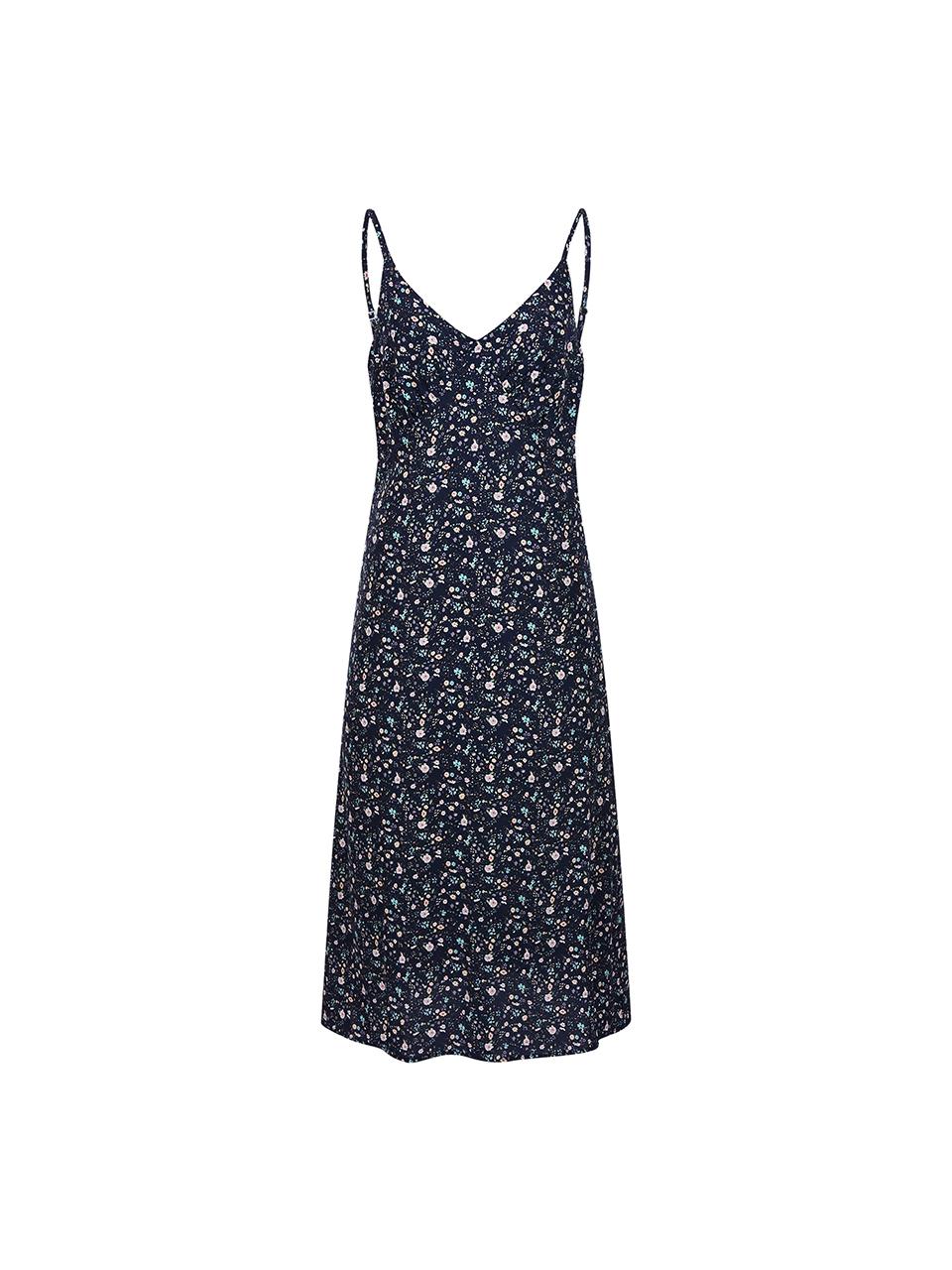 COIINCOS Flower Sleeveless Long Dress (DW5MO311)