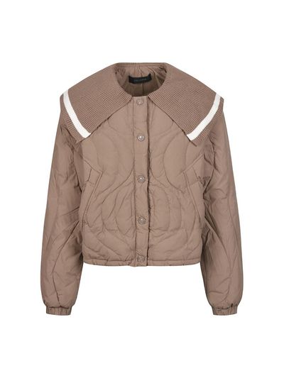 COIINCOS Knit Collar Quilted Down Padded Jumper (DP4WM808)