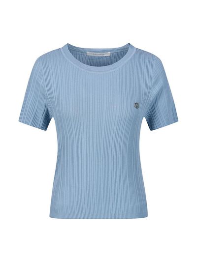 COIINCOS Pleated Short-Sleeved Knitwear_DZ4AP061