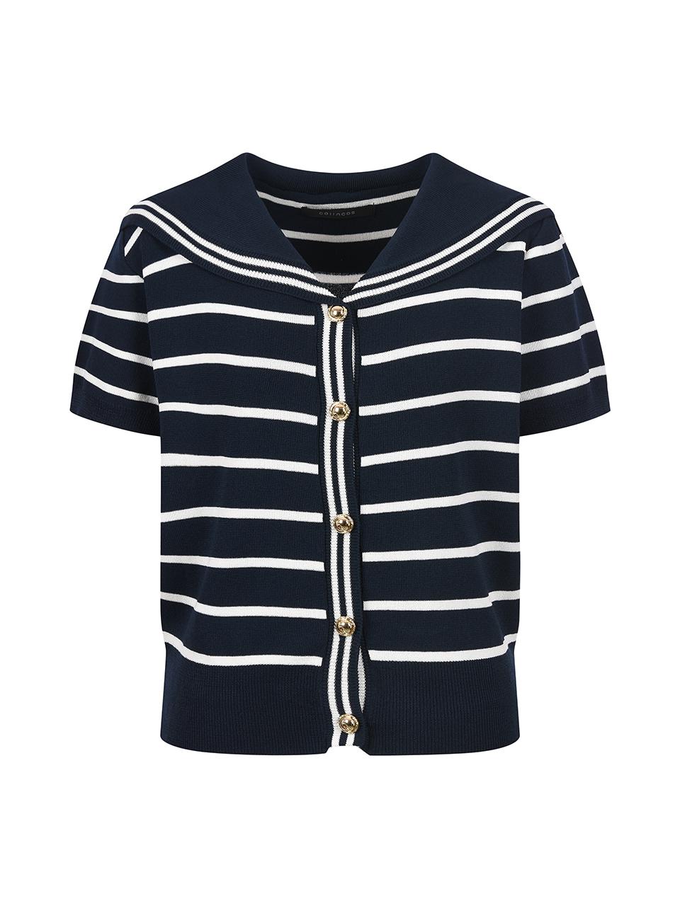 COIINCOS Sailor Collar Cardigan (DZ5MD053)