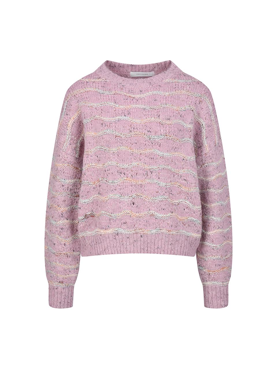 COIINCOS Scallop Round Regular Fit Knit Sweater (DK4WP670)