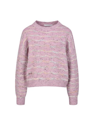 COIINCOS Scallop Round Regular Fit Knit Sweater (DK4WP670)