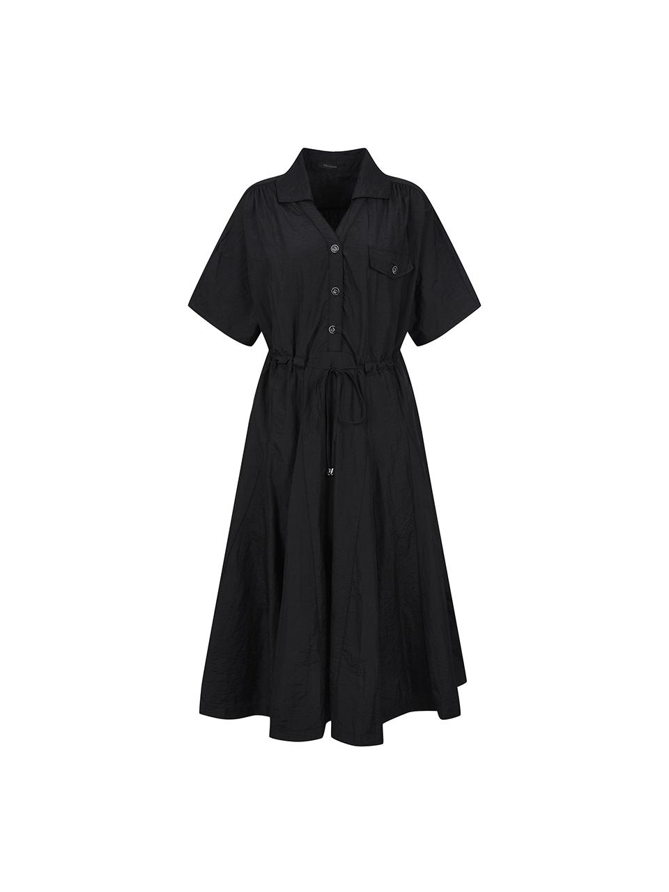 COIINCOS Semi-Open Collar Long Dress (DW5MO329)