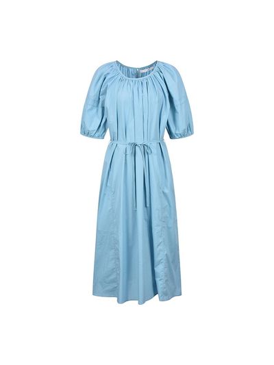 COIINCOS Shirring Neck Long Dress (DW5MO313)