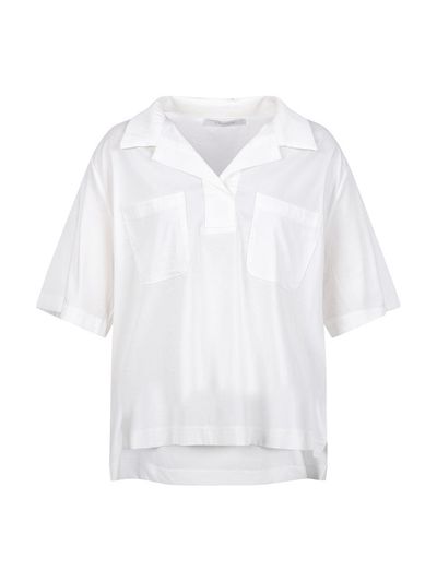 COIINCOS Short-sleeve Collar Blouse (DW5MB722)