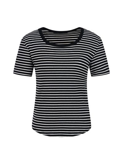 COIINCOS Slim-fit Striped Short-sleeve T-shirt (DZ5ME042)