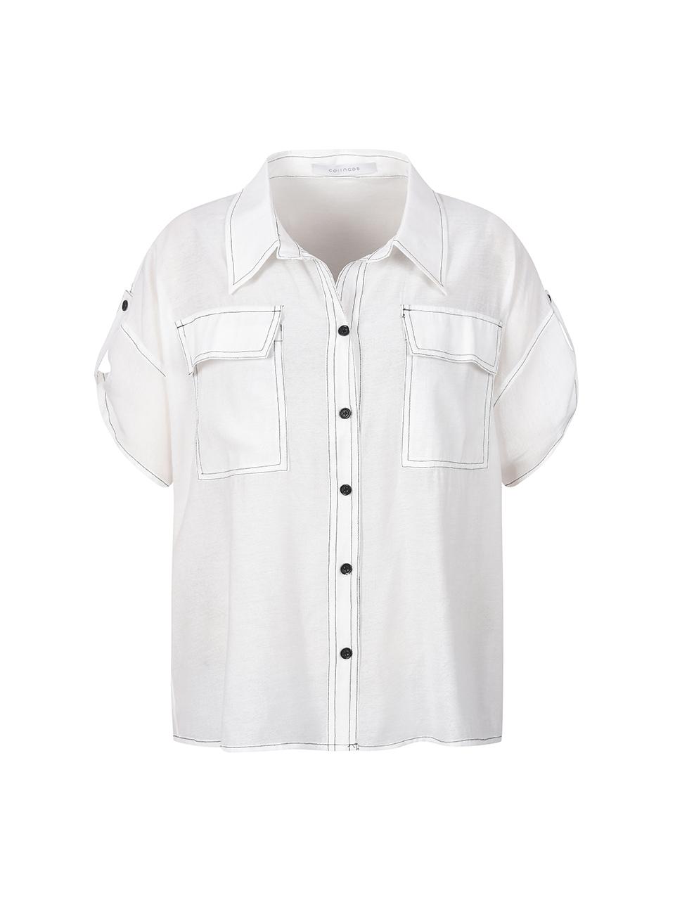 COIINCOS Stitch Short Sleeve Shirt Blouse (DW5MB723)