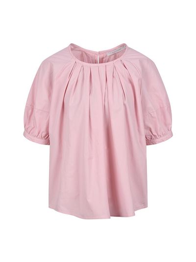 COIINCOS Volume Shirring Short Sleeve Blouse (DW5MB707)