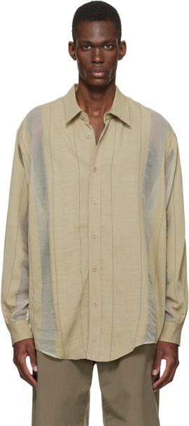 colbo colbo Beige Office Shirt