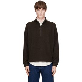 colbo colbo Brown Half Zip Sweater