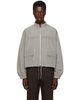 colbo colbo Gray Ripstop Track Jacket - 1