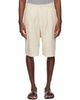 colbo colbo Off-White Dress Shorts - 1