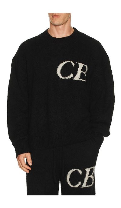 Cole Buxton Cole Buxton Logo Knit Sweater